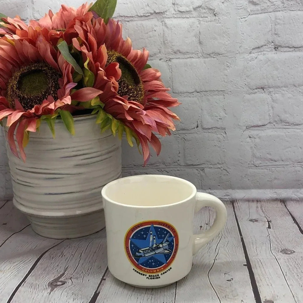 vintage NASA columbia allen brand overmyer lenoir Mug
